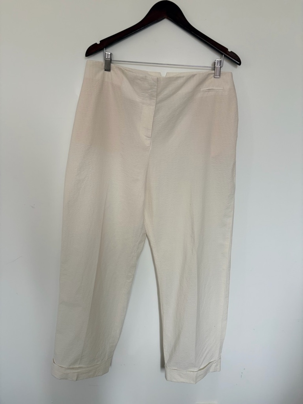 Fabiana Filippi Pinstripe Cotton-Blend Trousers Pants - XL